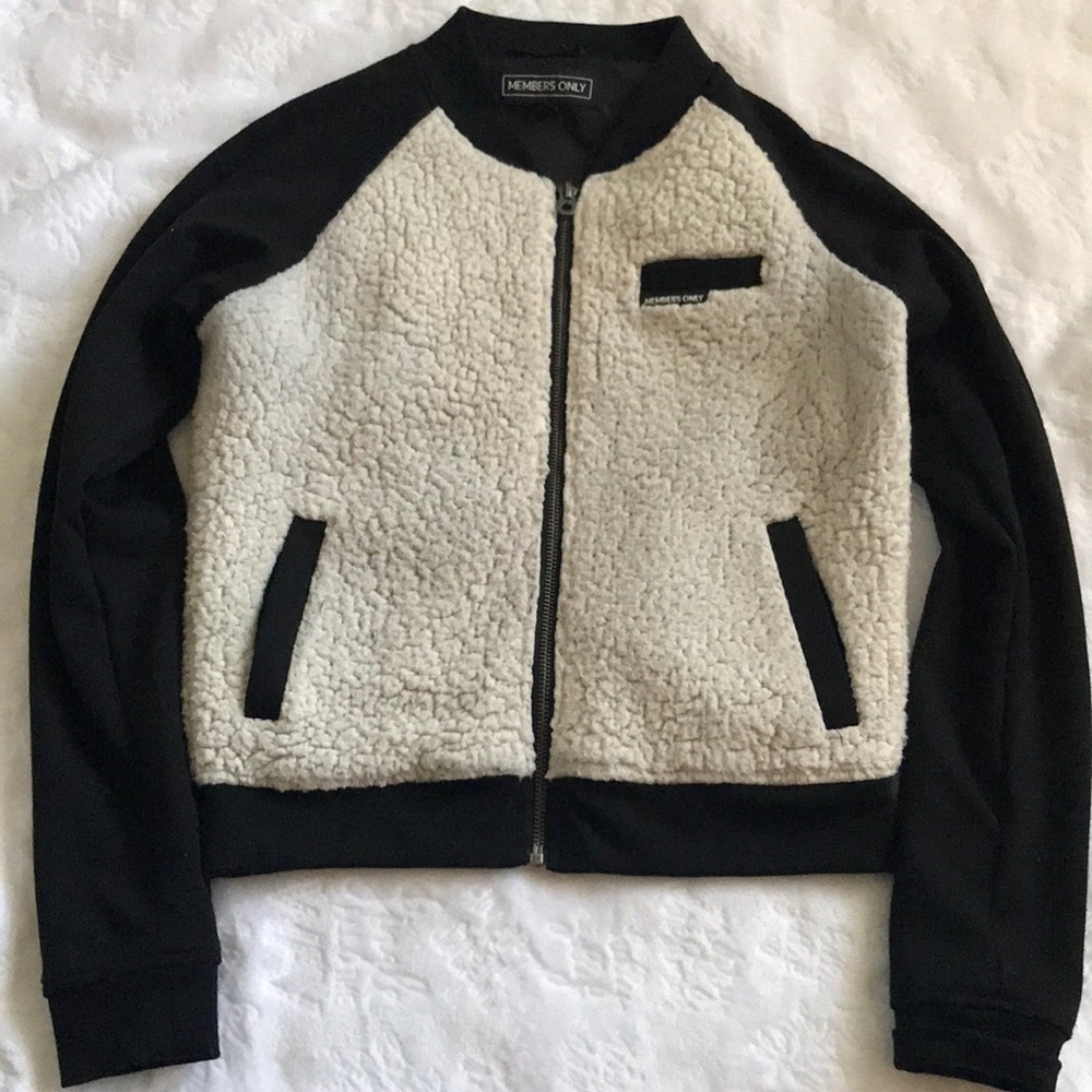Black and white sweater